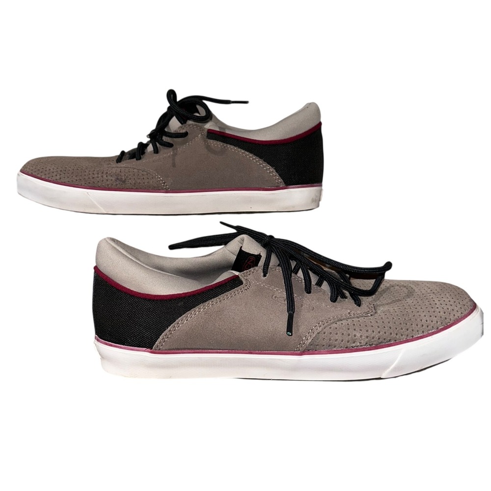 KEEN GHI‎ Mens 10.5 Taupe Suede Lace Up Casual Comfort Shoes EUC